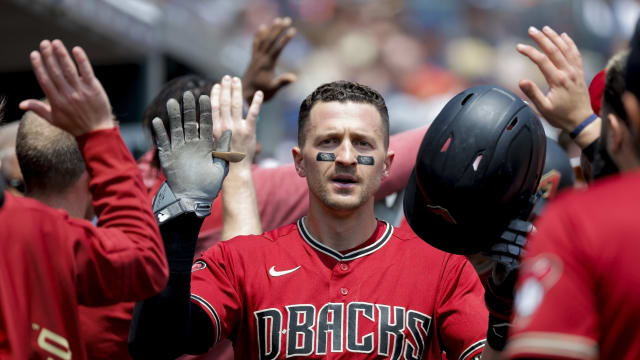Nick Ahmed celebrating after home run on June 10th, 2023